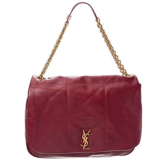 Saint Laurent Jamie 4.3 Large Leather Shoulder Bag, Red - Picture 1 of 5